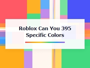 Roblox Avatar: Finding Specific Color Codes